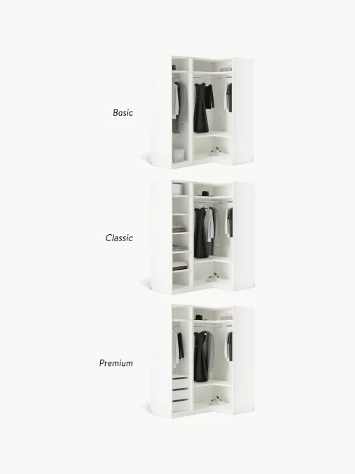 Armario Esquinero Modular Simone, 3 Puertas (165 Cm), Diferentes Variantes