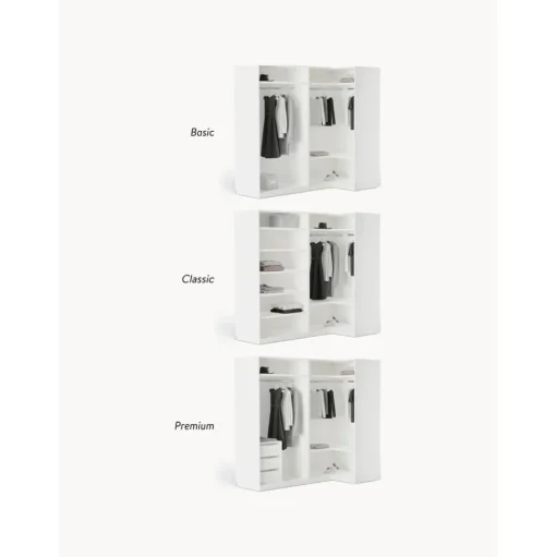 Armario Esquinero Modular Charlotte, 4 Puertas (215 Cm), Diferentes Variantes