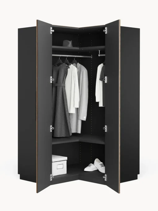 Armario Esquinero Modular Simone, 2 Puertas (115 Cm), Diferentes Variantes