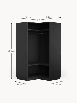 Armario Esquinero Modular Simone, 2 Puertas (115 Cm), Diferentes Variantes