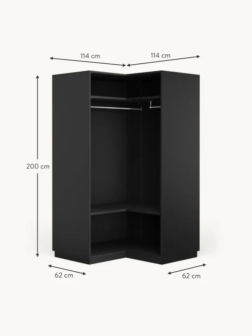 Armario Esquinero Modular Simone, 2 Puertas (115 Cm), Diferentes Variantes