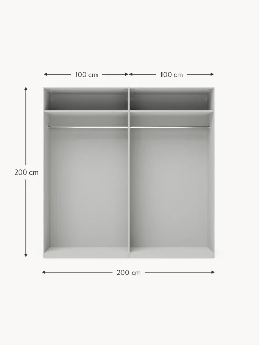 Armario Modular Charlotte, 4 Puertas (200 Cm), Diferentes Variantes