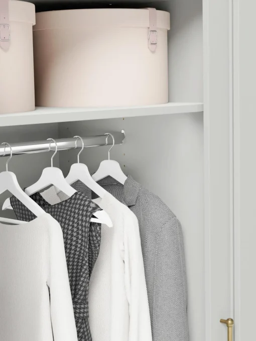 Armario Modular Charlotte, 2 Puertas Correderas (150 Cm), Diferentes Variantes