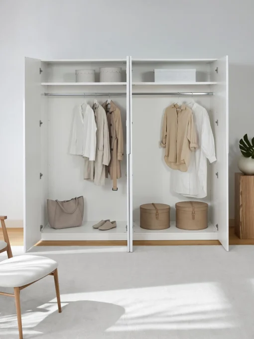 Armario Modular Leon, 4 Puertas (200 Cm), Diferentes Variantes