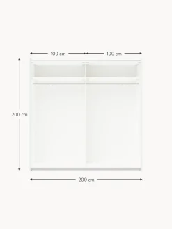 Armario Modular Leon, 2 Puertas Correderas (200 Cm), Diferentes Variantes