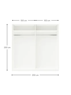 Armario Modular Leon, 4 Puertas (200 Cm), Diferentes Variantes