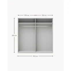 Armario Modular Leon, 4 Puertas (200 Cm), Diferentes Variantes
