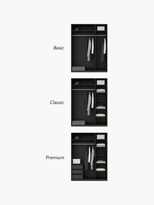 Armario Modular Simone, 3 Puertas (150 Cm), Diferentes Variantes