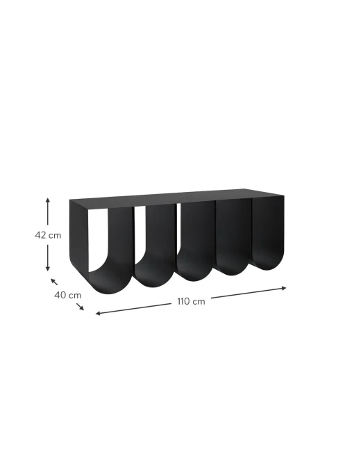 Banco De Metal Curved