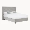 Cama Continental De Terciopelo Premium Pheobe