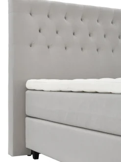 Cama Continental De Terciopelo Premium Pheobe