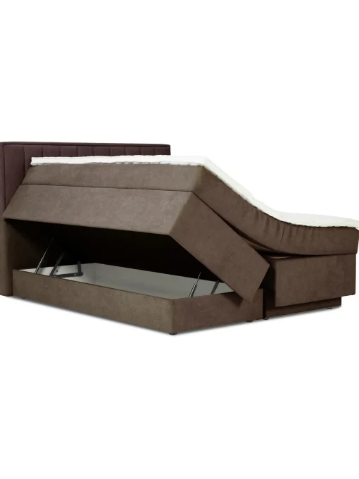 Cama Continental Livia, Con Espacio De Almacenamiento
