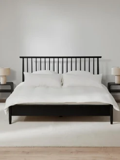 Cama De Madera De Pino Maciza Windsor, Con Cabecero