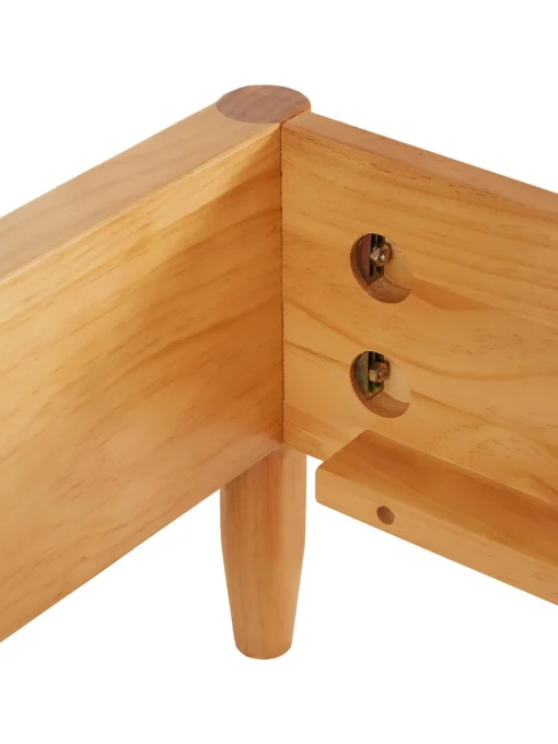 Cama De Madera De Pino Maciza Windsor