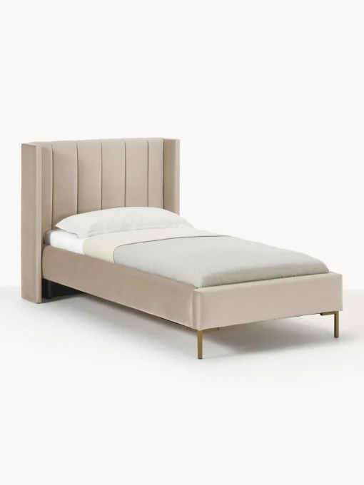 Cama Individual De Terciopelo Dusk
