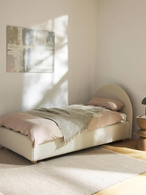 Cama Individual En Tejido Boucle Ebba