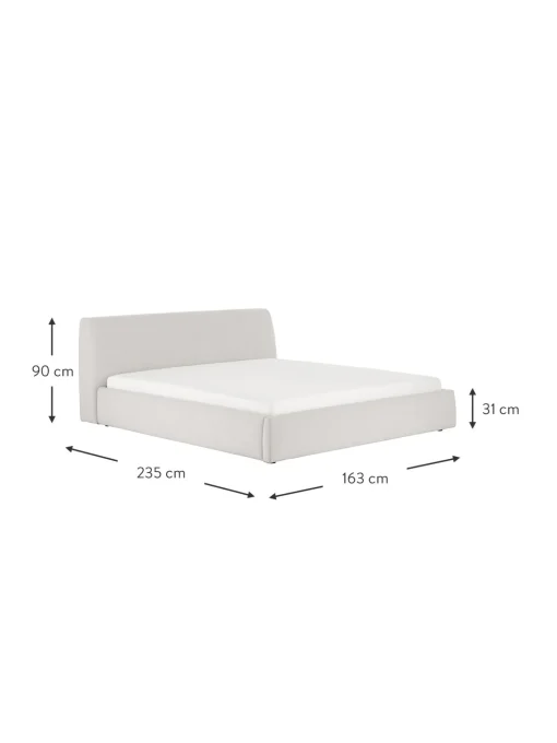 Cama Tapizada Cloud