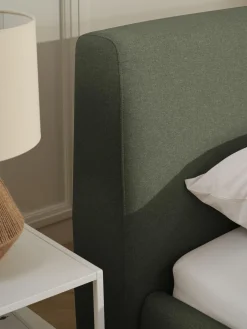 Cama Tapizada Cloud, Con Espacio De Almacenamiento