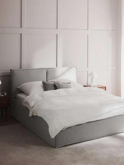Cama Tapizada Dream, Con Espacio De Almacenamiento