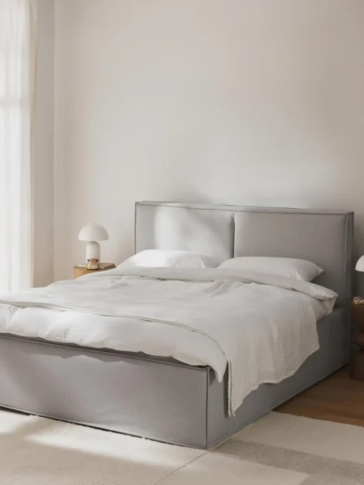 Cama Tapizada Dream, Con Espacio De Almacenamiento