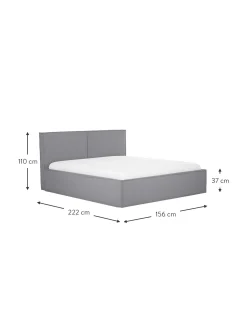 Cama Tapizada Dream, Con Espacio De Almacenamiento