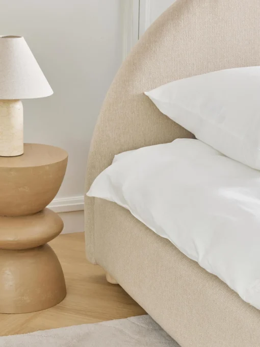 Cama Tapizada Ebba, Con Espacio De Almacenamiento