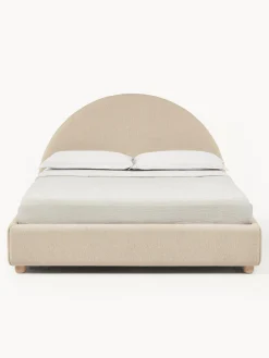Cama Tapizada Ebba, Con Espacio De Almacenamiento