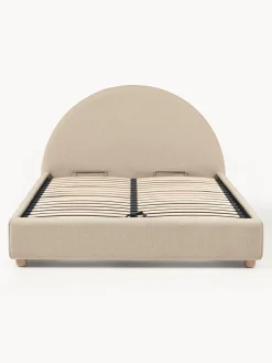 Cama Tapizada Ebba, Con Espacio De Almacenamiento