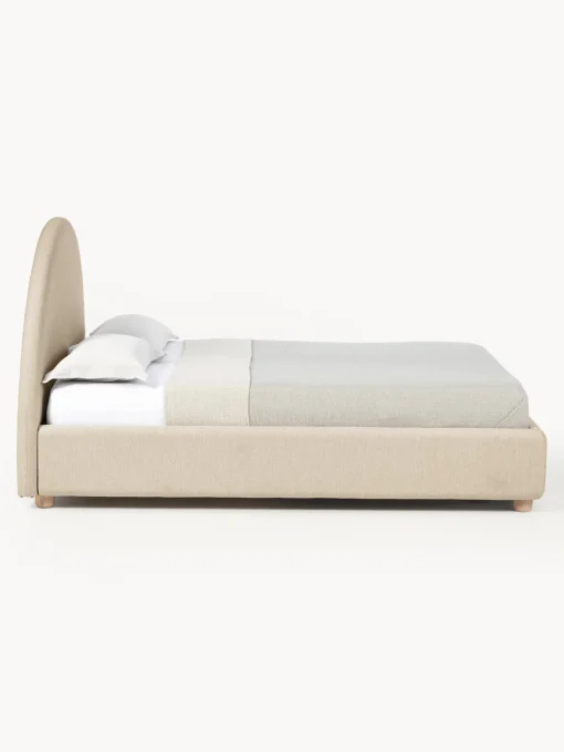 Cama Tapizada Ebba, Con Espacio De Almacenamiento