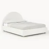 Cama Tapizada En Tejido Boucle Ebba, Con Espacio De Almacenamiento