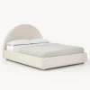 Cama Tapizada En Tejido Boucle Ebba, Con Espacio De Almacenamiento