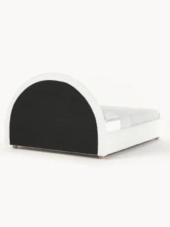 Cama Tapizada En Tejido Boucle Ebba, Con Espacio De Almacenamiento