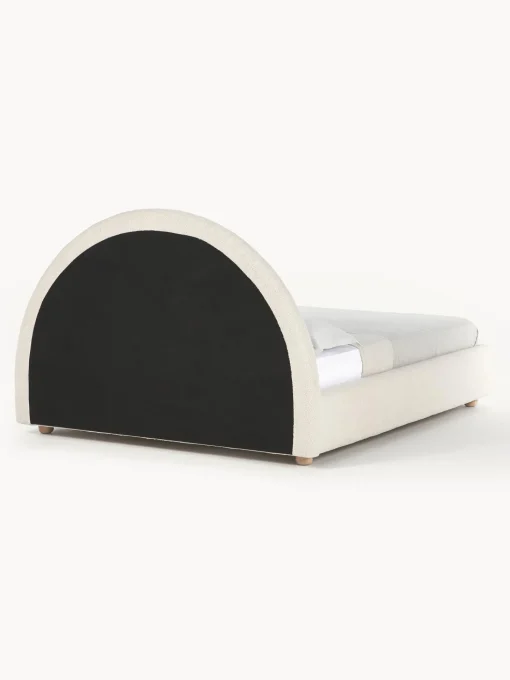 Cama Tapizada En Tejido Boucle Ebba, Con Espacio De Almacenamiento