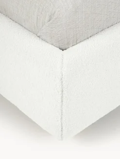 Cama Tapizada En Tejido Boucle Ebba, Con Espacio De Almacenamiento