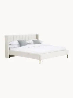 Cama Tapizada En Terciopelo Dusk