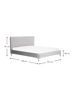 Cama Tapizada En Terciopelo Peace