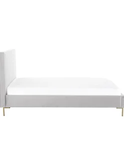 Cama Tapizada En Terciopelo Peace