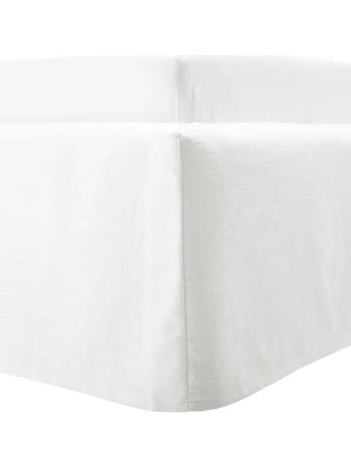 Cama Tapizada Feather, Con Espacio De Almacenamiento