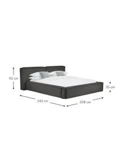 Cama Tapizada Lennon