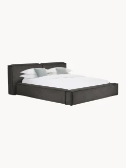 Cama Tapizada Lennon, Con Espacio De Almacenamiento