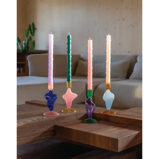 Candelabro De Vidrio Flux