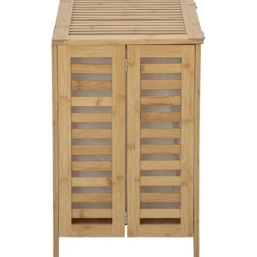 Cesta De Lavanderia De Bambu Con Bolsa De Tela Aden