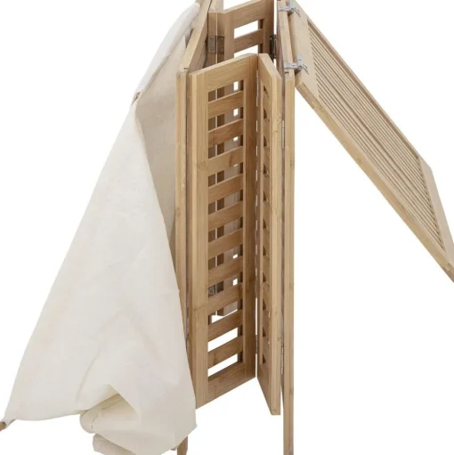Cesta De Lavanderia De Bambu Con Bolsa De Tela Aden