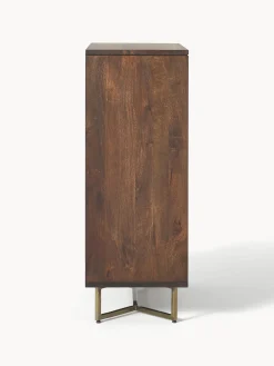 Chiffonnier Con Cajones Y Puertas De Madera De Mango Maciza Luca