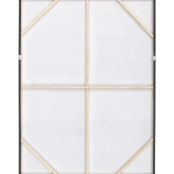 Cuadro En Lienzo Pintado A Mano Con Marco De Madera Abstract Horizon
