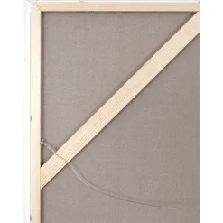 Cuadro En Lienzo Pintado A Mano Scenario, Marco De Madera