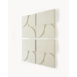 Decoracion De Pared De Madera Massimo, 4 Uds.