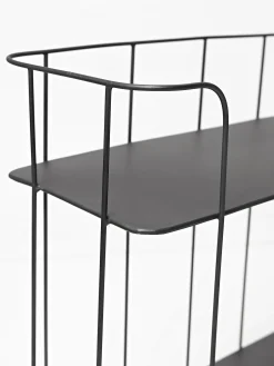 Estante De Pared Con Ganchos De Metal Hebda