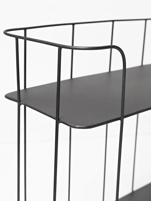 Estante De Pared Con Ganchos De Metal Hebda