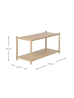 Estanteria De Madera De Roble Sceene